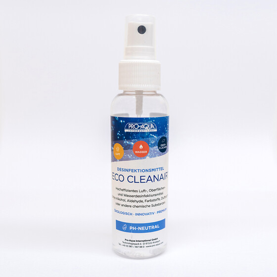 Eco Cleanair 100 ml - Hochwirksames Desinfektionsmittel - Ersetzt das Hygienepflegemittel